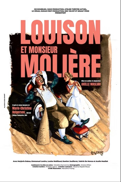 Affiche de la pièce Louison et Monsieur Molière